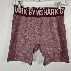 Gymshark Womens Flex Biker Shorts In Claret Red Size M Activewear Casual